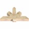 Ekena Millwork Redmond Rough Sawn Timber Gable Bracket, Douglas Fir, 48"W x 30"H x 6"D x 6"F, 15/12 Pitch GBW048X30X0606RED00RDF - alternate 3